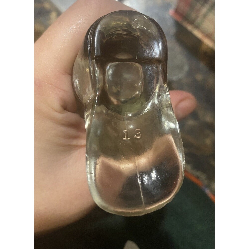 Vintage Glass Candy Container Boot - Picture 4 of 4